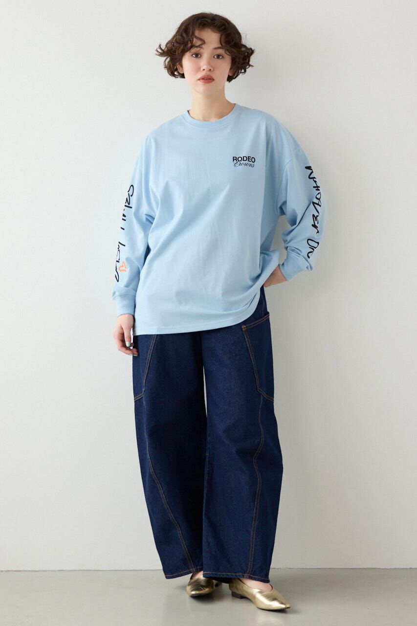 RODEO CROWNS「パッチデザインロングスリーブ Tシャツ」|Tシャツ・カットソー|