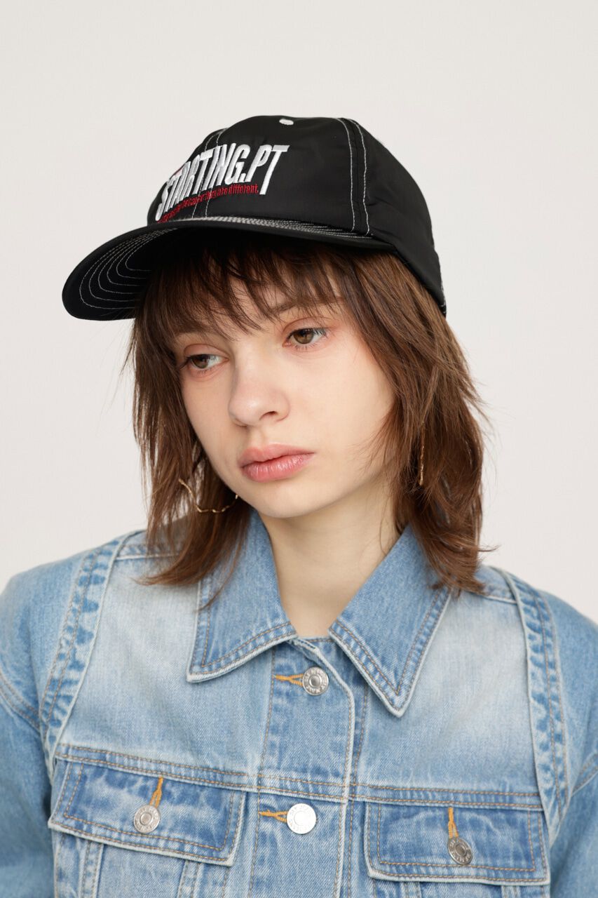 SLY「BI COLOR STITCH LOGO キャップ」|その他|