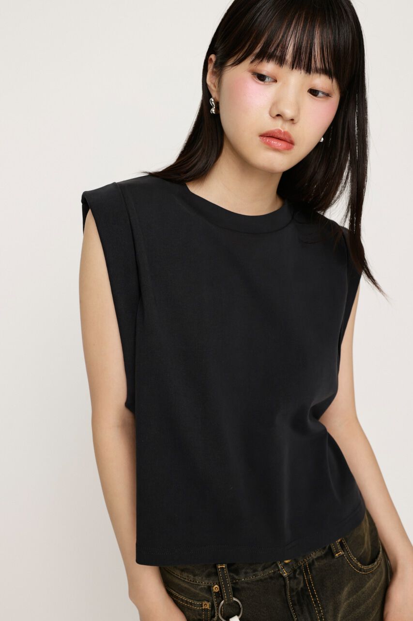 SLY「ROLL UP SLEEVE BOX トップス」|タンクトップ|