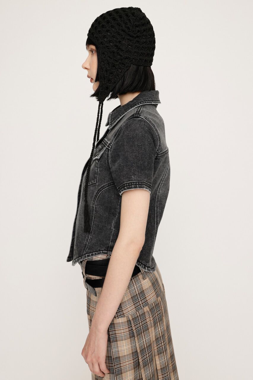 SLY「OVERDYE COMPACT CROP TOPS-BE」|シャツ・ブラウス|