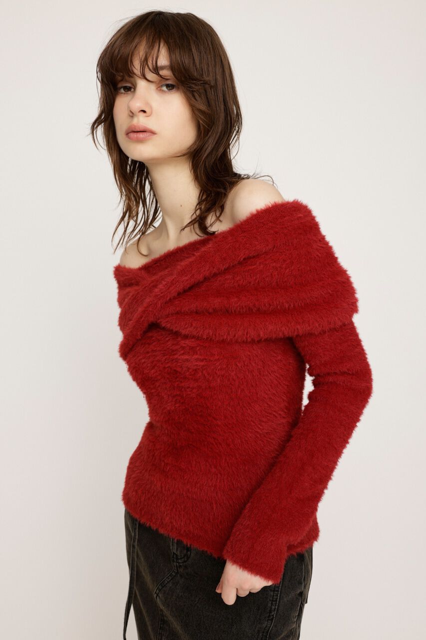 SLY「OFF SHOULDER 2P トップス」|ニット・セーター|