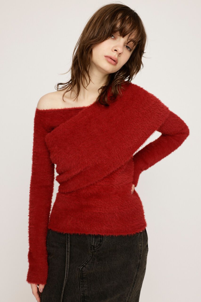 SLY「OFF SHOULDER 2P トップス」|ニット・セーター|