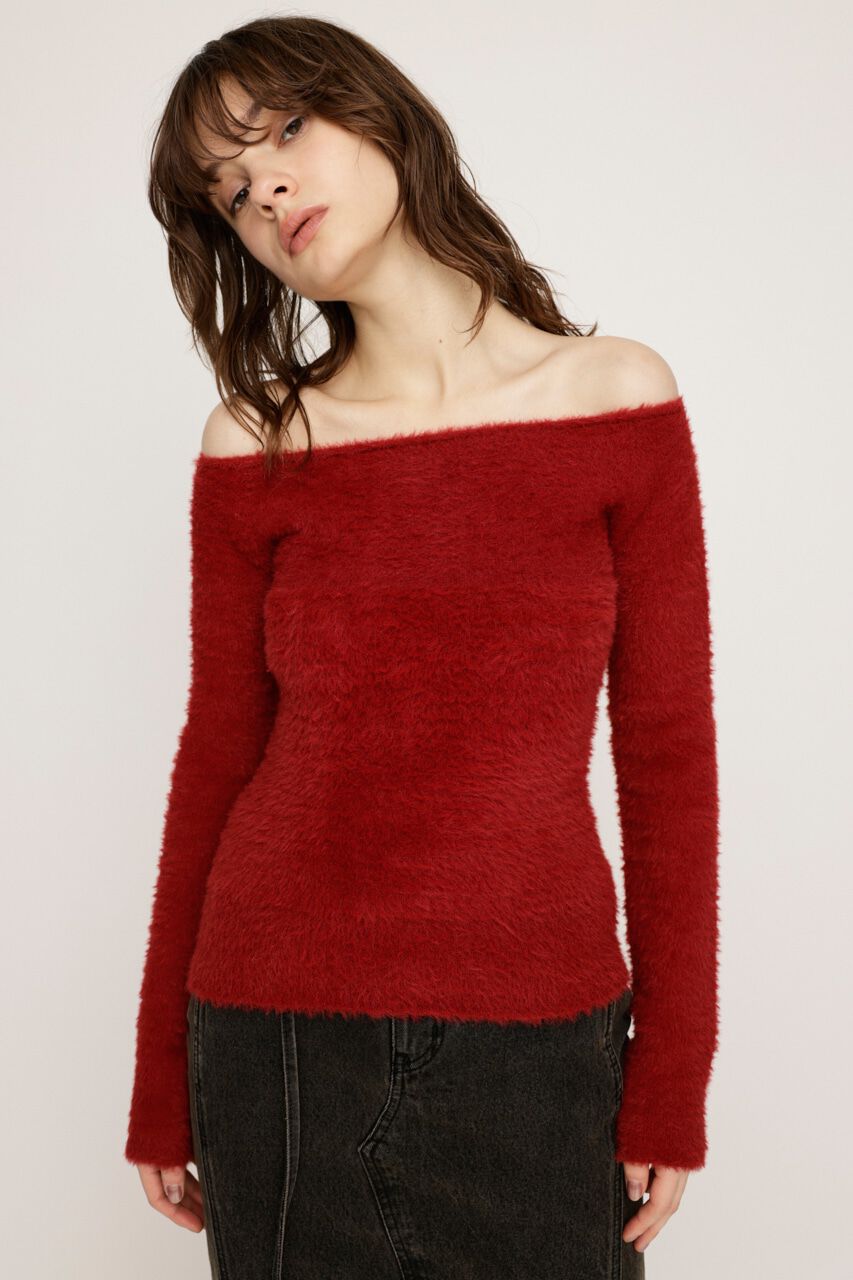SLY「OFF SHOULDER 2P トップス」|ニット・セーター|