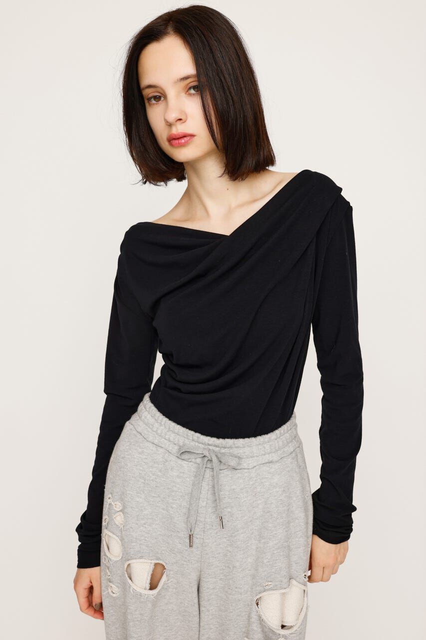 SLY「OFF SHOULDER CUT トップス」|Tシャツ・カットソー|