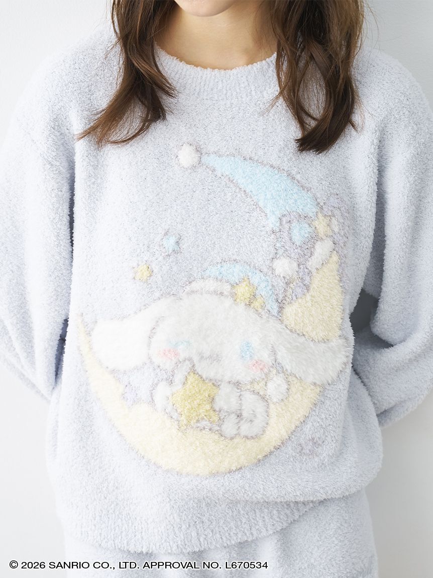 SNIDEL HOME「【WEB限定】【セット商品】【Cinnamoroll】ニットプルオーバー＆ショートパンツSET」|ルームウェア|