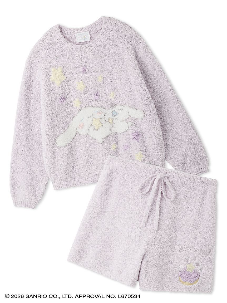 SNIDEL HOME「【WEB限定】【セット商品】【Cinnamoroll】ニットプルオーバー＆ショートパンツSET」|ルームウェア|LAV