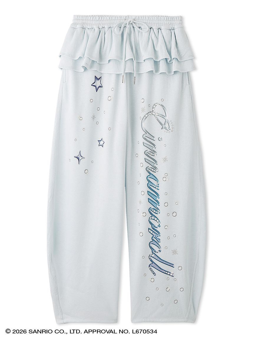 SNIDEL HOME「【Cinnamoroll】ラメスウェットロングパンツ」|ルームウェア|LBLU