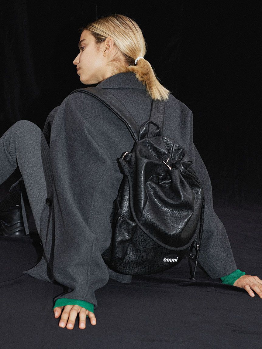 emmi atelier「emmiロゴ2wayバックパック」|リュック|