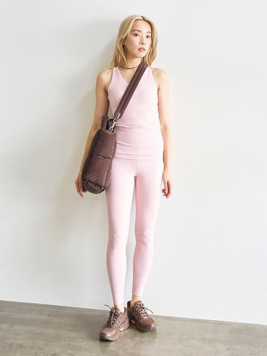 emmi atelier「【W&T】ウエストギャザーカップ付きタンク」|その他|