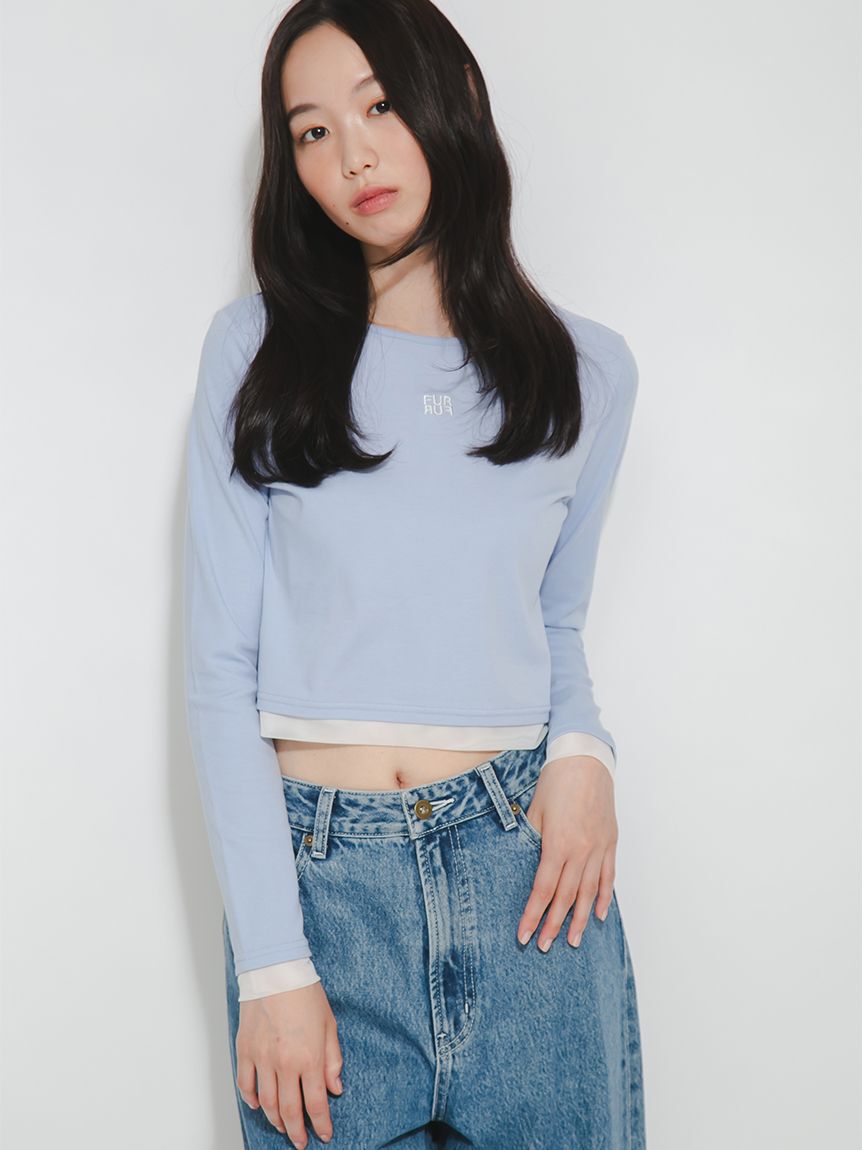 FURFUR「PlaX(TM)ロングスリーブカットトップス〈抗菌〉」|Tシャツ・カットソー|