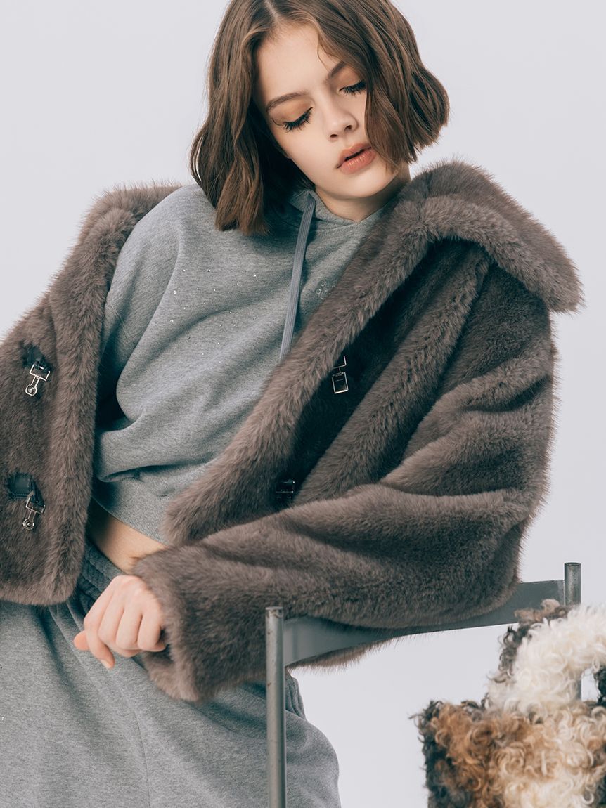 FURFUR「ビジュークロップドフーディー」|スウェット・ジャージ|