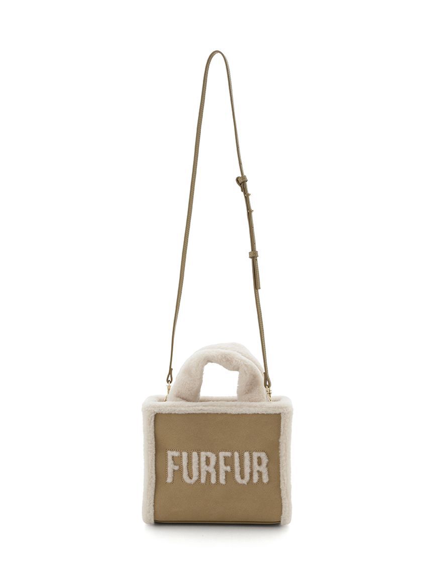 FURFUR「【WEB・一部店舗限定カラー】ムートンロゴトートバッグ」|トートバッグ|