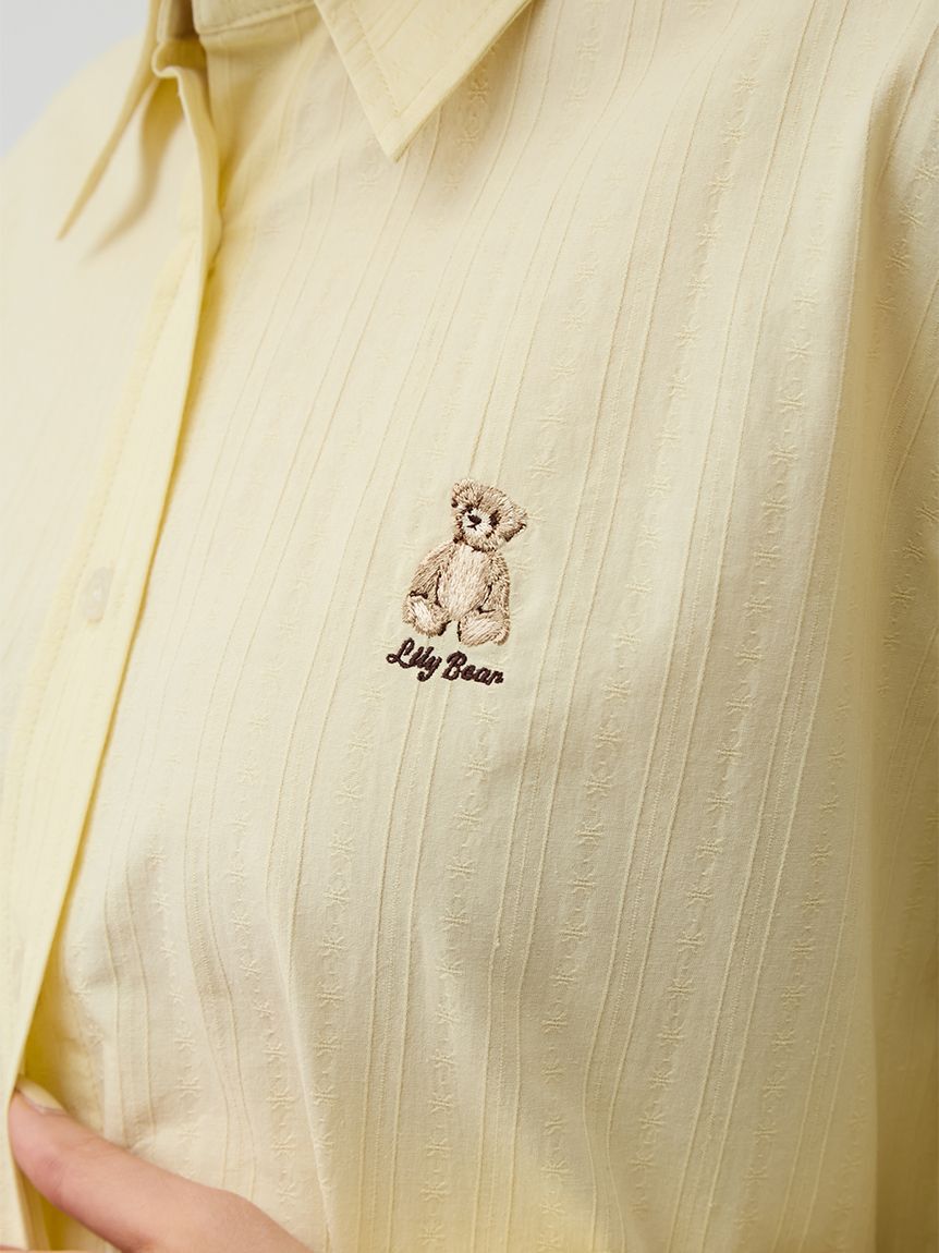 LILY BROWN「【Lily Bear】ダブルカフスシャツ」|シャツ・ブラウス|