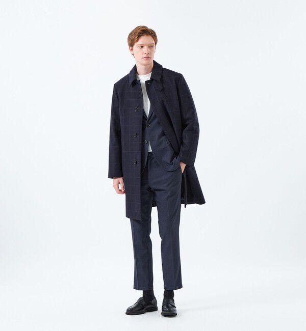 MACKINTOSH PHILOSOPHY「WELLINGTON（ウェリントン） ハンドトゥース/ウィンドペン」|ステンカラーコート|