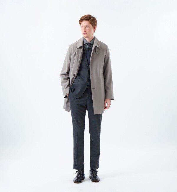 MACKINTOSH PHILOSOPHY「コットンライクツイル WELLINGTON（ウェリントン）middle button through」|ステンカラーコート|