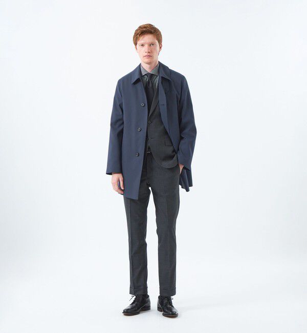 MACKINTOSH PHILOSOPHY「コットンライクツイル WELLINGTON（ウェリントン）middle button through」|ステンカラーコート|