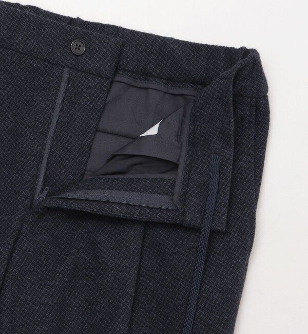 MACKINTOSH PHILOSOPHY「テーラードジャージーワンタックテーパードパンツ EMMETEXダイアゴナルジャージー」|スラックス|