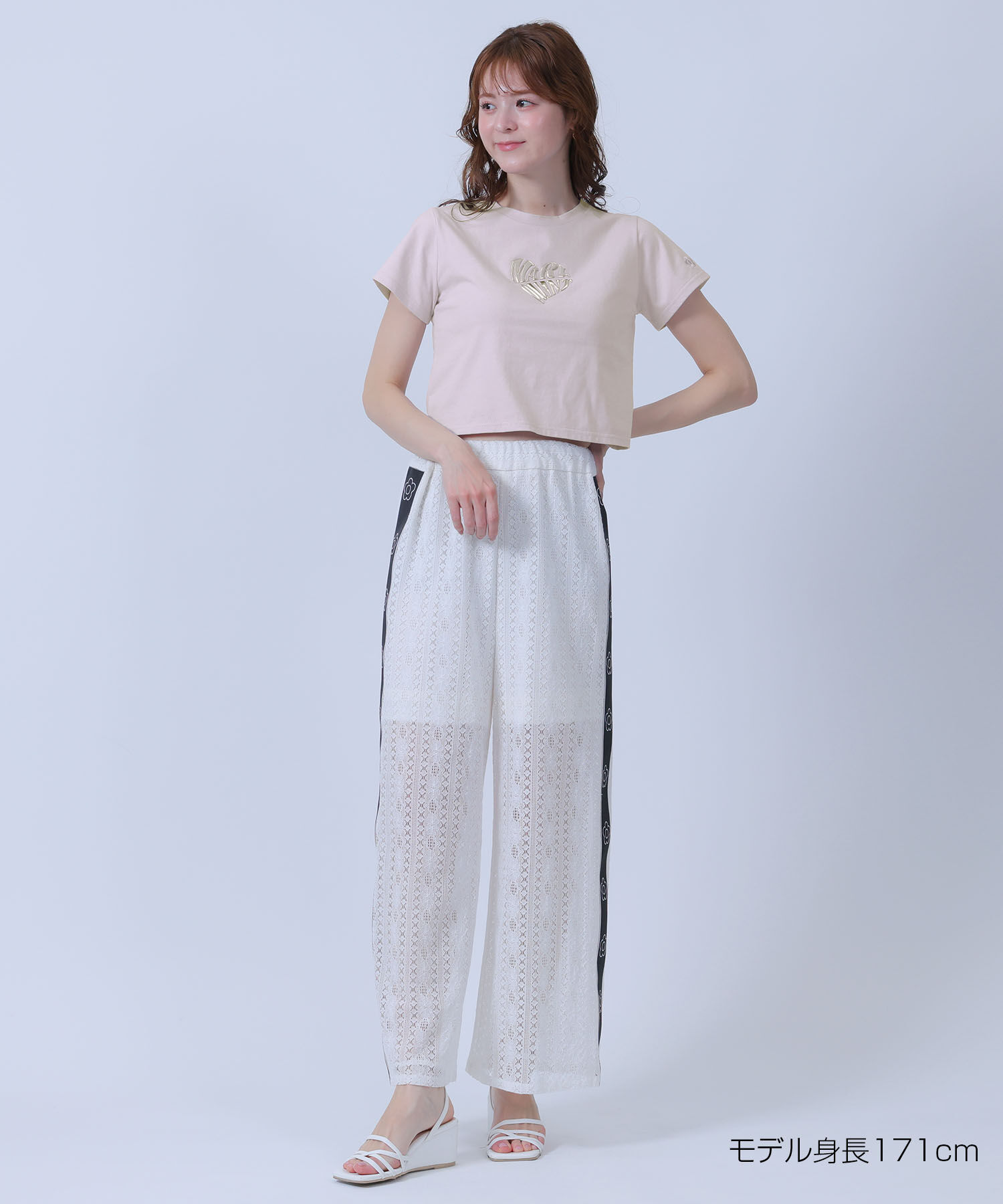 MARY QUANT「メタリックプリント Tシャツ」|Tシャツ・カットソー|