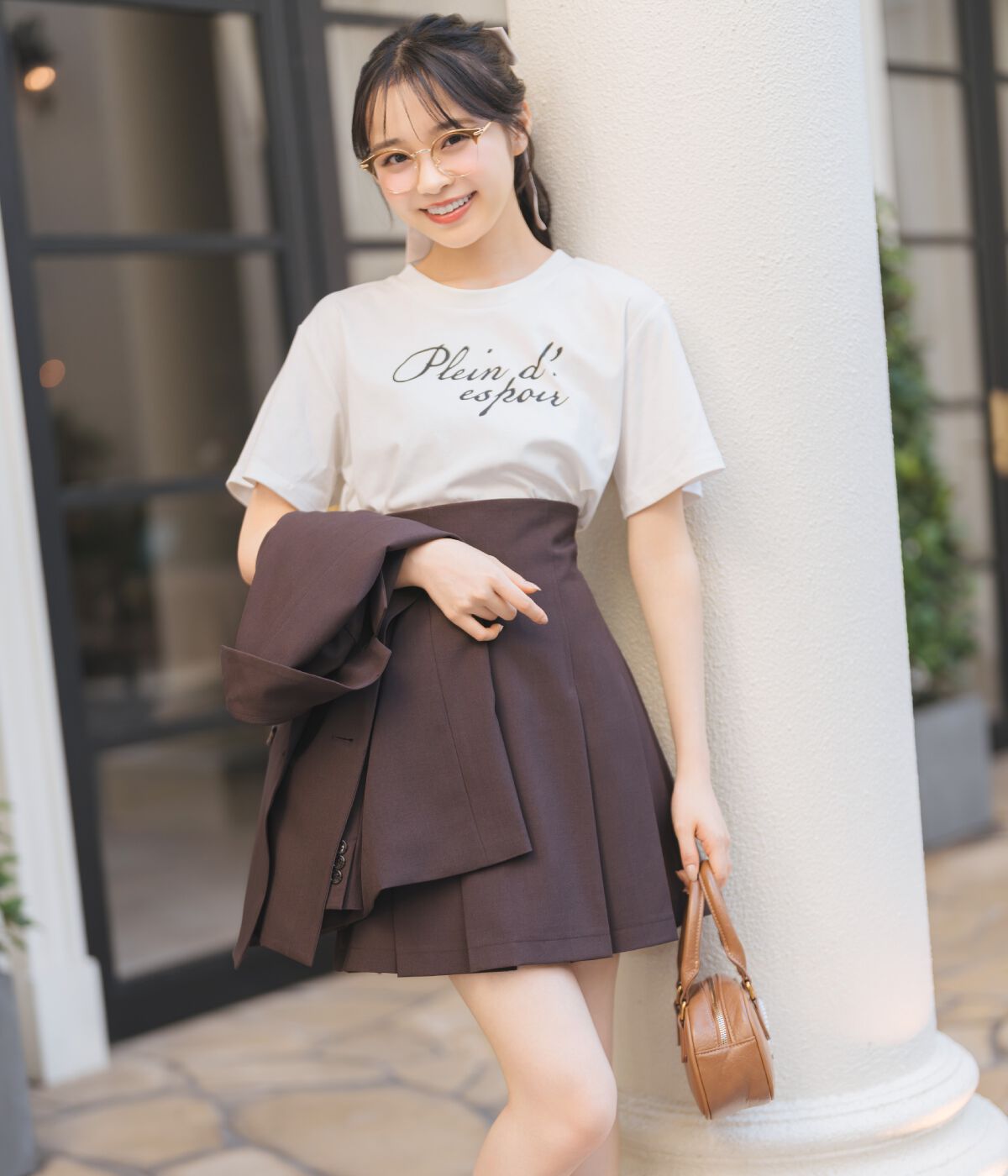 WILLSELECTION「ドロップショルダーロゴTシャツ」|Tシャツ・カットソー|