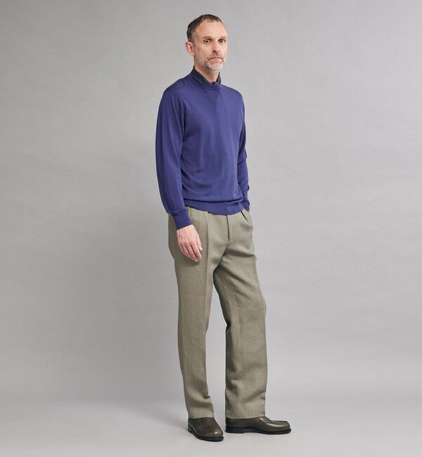 UNITED ARROWS「＜SOVEREIGN＞ハイゲージ クルーネックニット」|ニット・セーター|