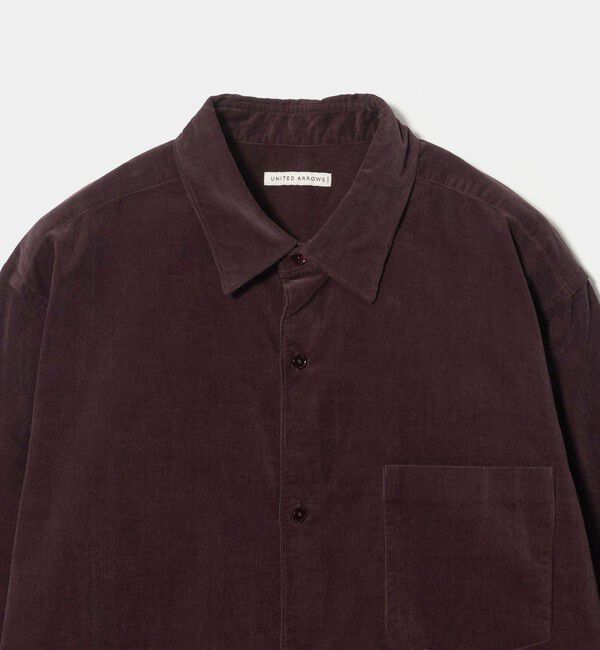 UNITED ARROWS「コーデュロイ レギュラーカラー シャツ」|シャツ・ブラウス|