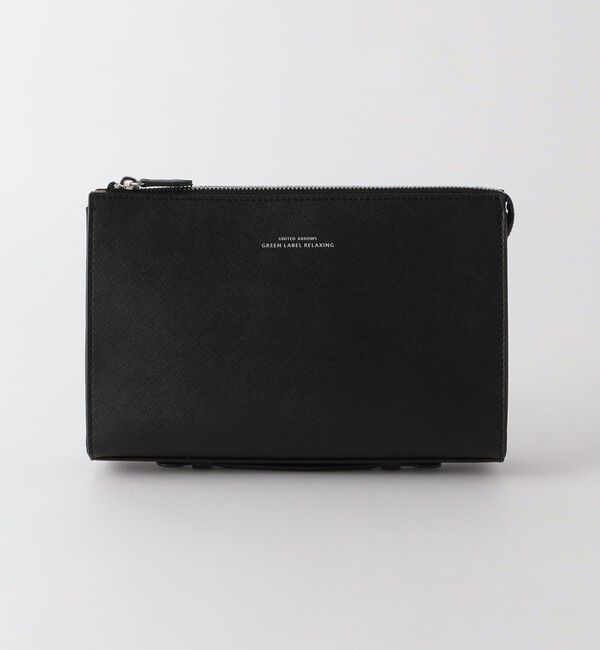 UNITED ARROWS green label relaxing「レザーライク サフィアーノ クラッチ バッグ」|クラッチバッグ|