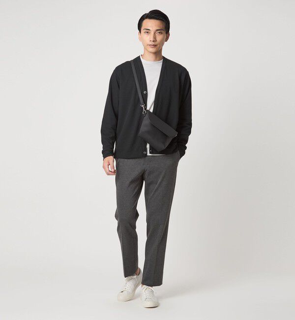 UNITED ARROWS green label relaxing「シボ レザーライク フラップ ショルダーバッグ」|ショルダー・メッセンジャー|