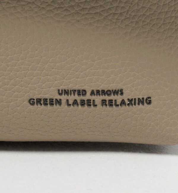 UNITED ARROWS green label relaxing「シボ レザーライク フラップ ショルダーバッグ」|ショルダー・メッセンジャー|