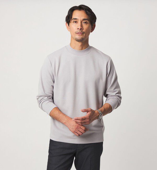 UNITED ARROWS green label relaxing「【WEB限定】JUST fit ウォームブレンド 長袖 カットソー -吸湿発熱-」|Tシャツ・カットソー|LT.GRAY
