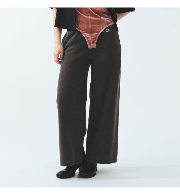 BEAMS SELECTION for WOMEN「【別注】Champion / リバースウィーブ（R）スウェット パンツ」|その他|OFF BLACK