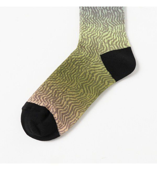 Ray BEAMS 「TRICOTE / ZIGZAGSHELL PRINT SOCKS」|ソックス|