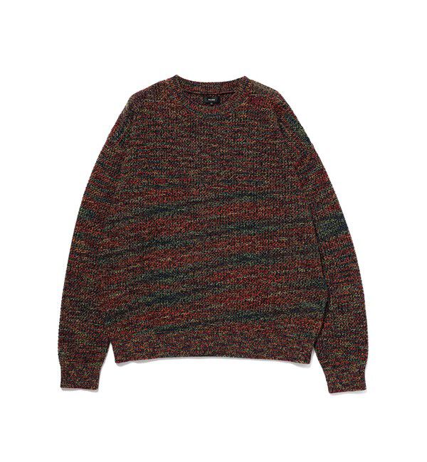 BEAMS「7ゲージ メッシュ クルーネックニット」|ニット・セーター|