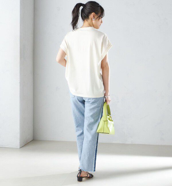 SHIPS for women「ローズペトール 半袖 プリント TEE」|Tシャツ・カットソー|