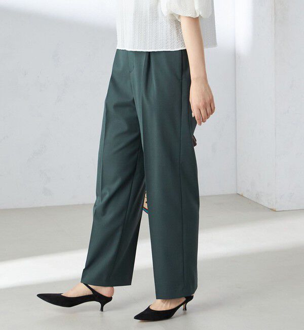 SHIPS for women「〈手洗い可能〉ツイル ストレート パンツ（セットアップ対応）」|その他|