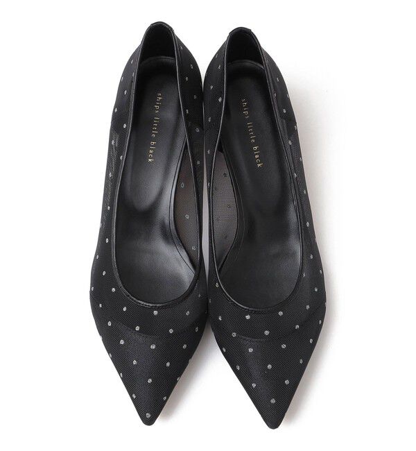SHIPS for women「little black:ドット チュール パンプス」|パンプス|
