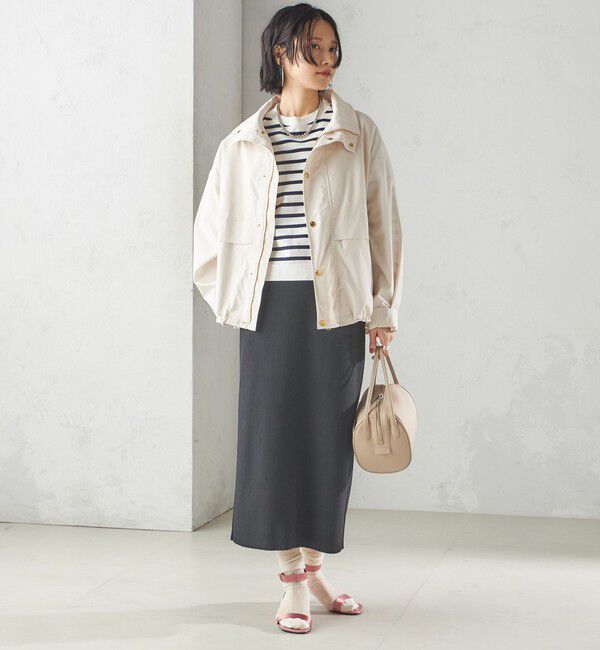 SHIPS for women「〈手洗い可能〉前後 2WAY リブ ニット スカート」|スカート|