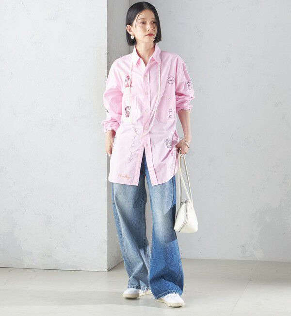 SHIPS for women「【SHIPS別注】WHITE FIELD:デニム ペインター パンツ」|デニム|