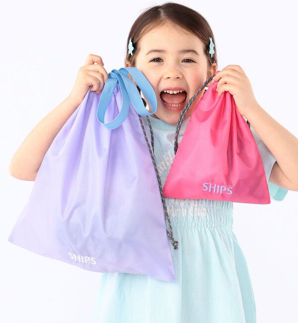 SHIPS KIDS「SHIPS KIDS:巾着 2点セット」|ポーチ|