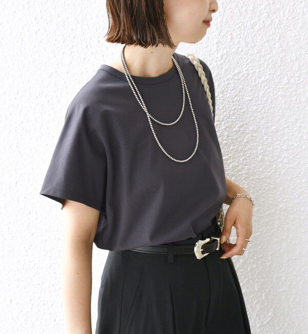 SHIPS for women「〈接触冷感〉ポンチ ドルマン TEE」|Tシャツ・カットソー|