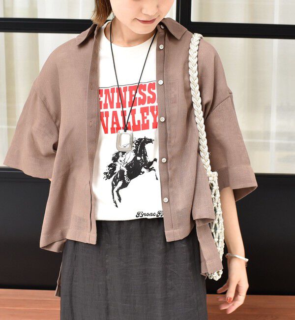 SHIPS for women「【SHIPS別注】TENNESSEE:フレンチ スリーブ プルオーバー」|タンクトップ|