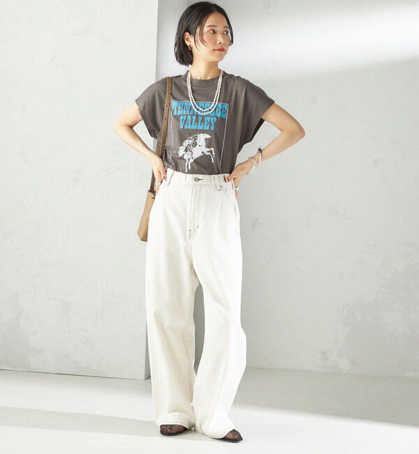SHIPS for women「【SHIPS別注】TENNESSEE:フレンチ スリーブ プルオーバー」|タンクトップ|