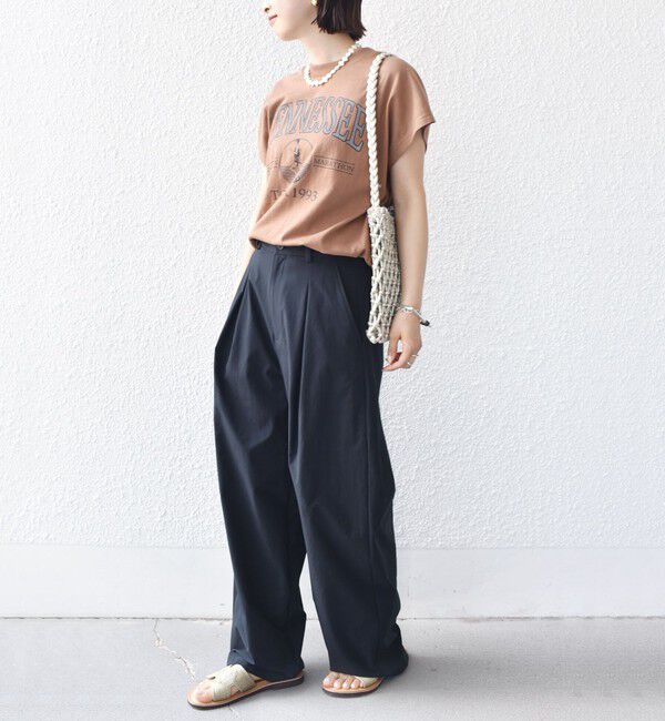SHIPS for women「【SHIPS別注】TENNESSEE:フレンチ スリーブ プルオーバー」|タンクトップ|
