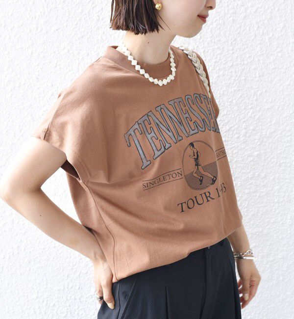 SHIPS for women「【SHIPS別注】TENNESSEE:フレンチ スリーブ プルオーバー」|タンクトップ|
