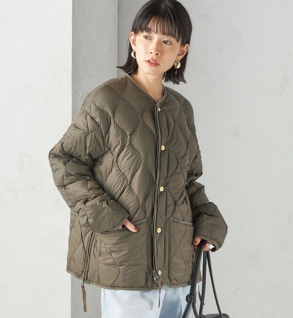 SHIPS for women「【SHIPS別注】TAION:〈手洗い可能〉リブ マルチ WAY ダウン ジャケット」|ダウン|