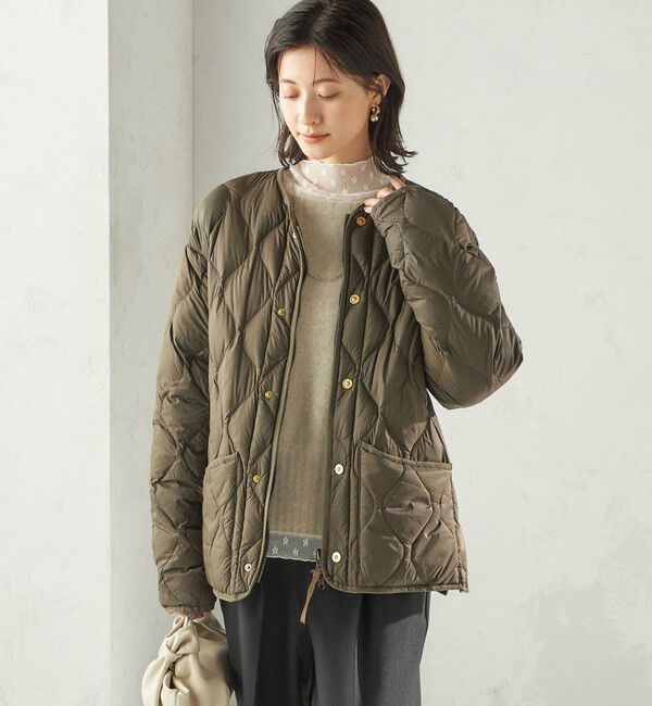 SHIPS for women「【SHIPS別注】TAION:〈手洗い可能〉リブ マルチ WAY ダウン ジャケット」|ダウン|