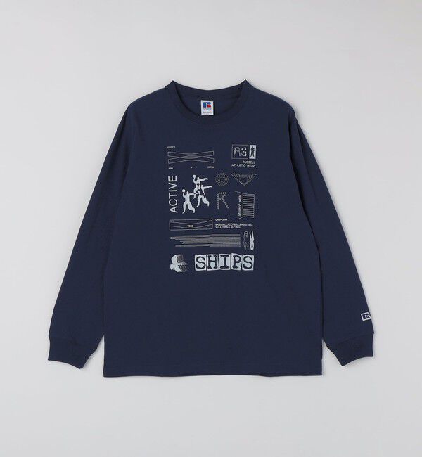 SHIPS「【WEB限定/SHIPS/RUSSELL ATHLETIC別注】CONVENIENCEYOUNG: LS TEE」|Tシャツ・カットソー|