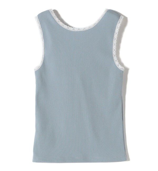 SHIPS for women「〈手洗い可能〉レース トリミング 2WAY タンクトップ」|タンクトップ|