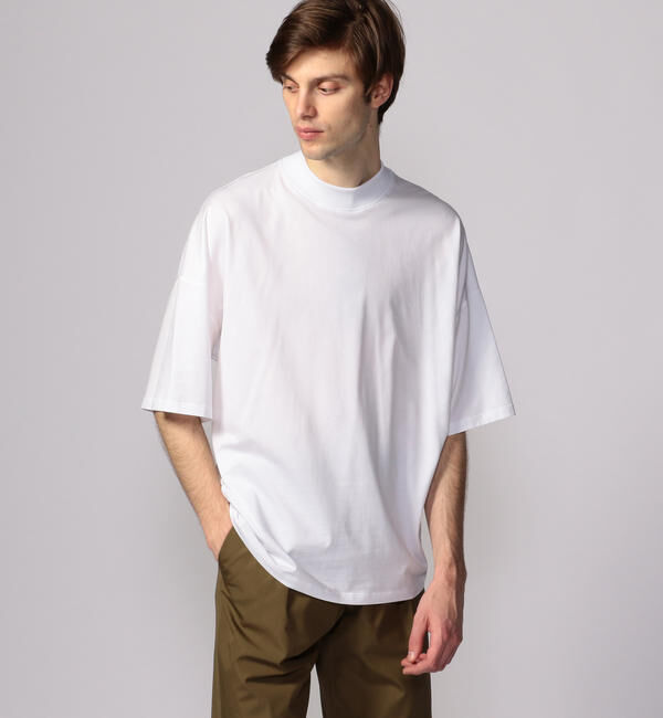 CABaN「CABaN コットン ビルドネックTシャツ」|Tシャツ・カットソー|