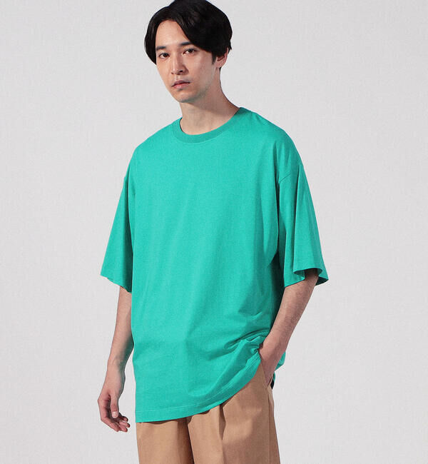 CABaN「CABaN コットン ドロップショルダークルーネックプルオーバー」|Tシャツ・カットソー|