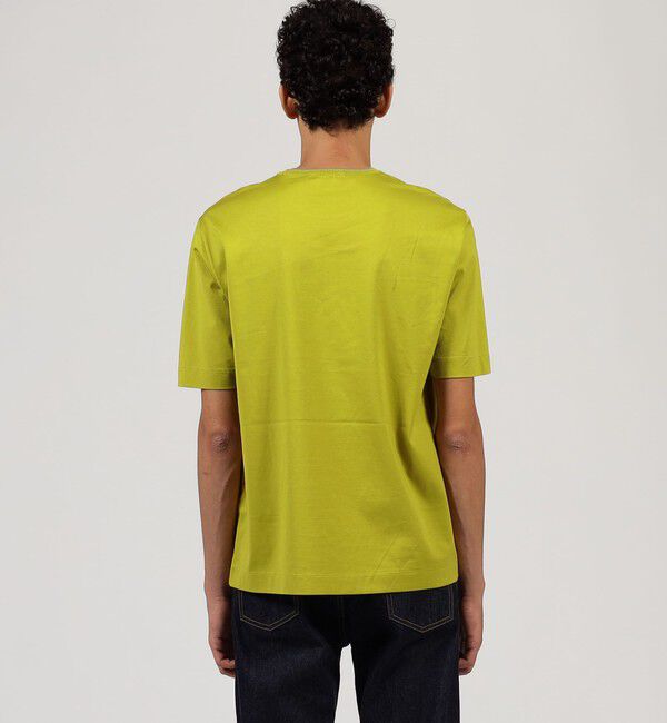 TOMORROWLAND MENS「スーピマコットン ニットコンビ ハーフスリーブカットソー」|Tシャツ・カットソー|
